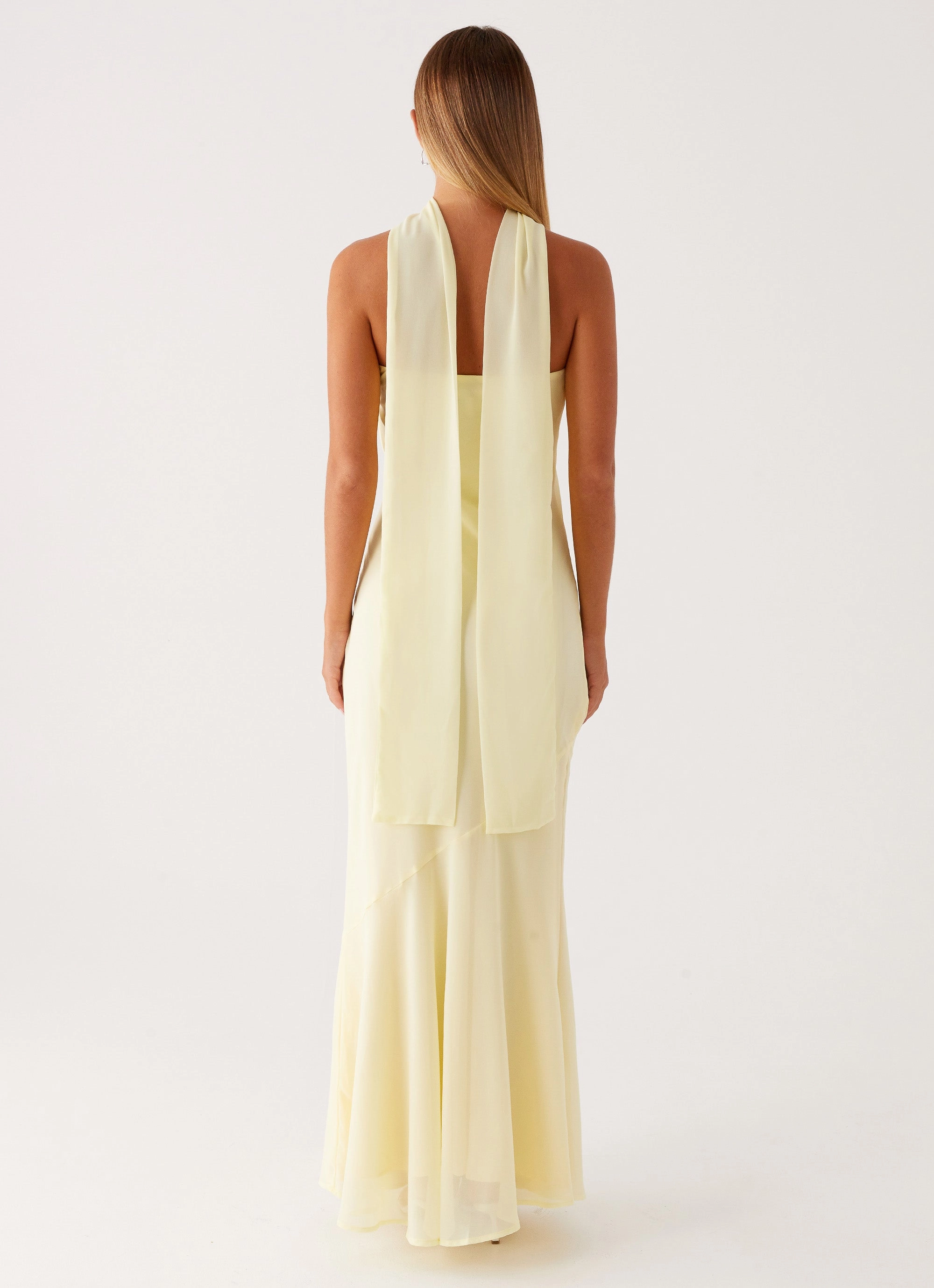 Under The Pagoda Maxi Dress - Yellow
