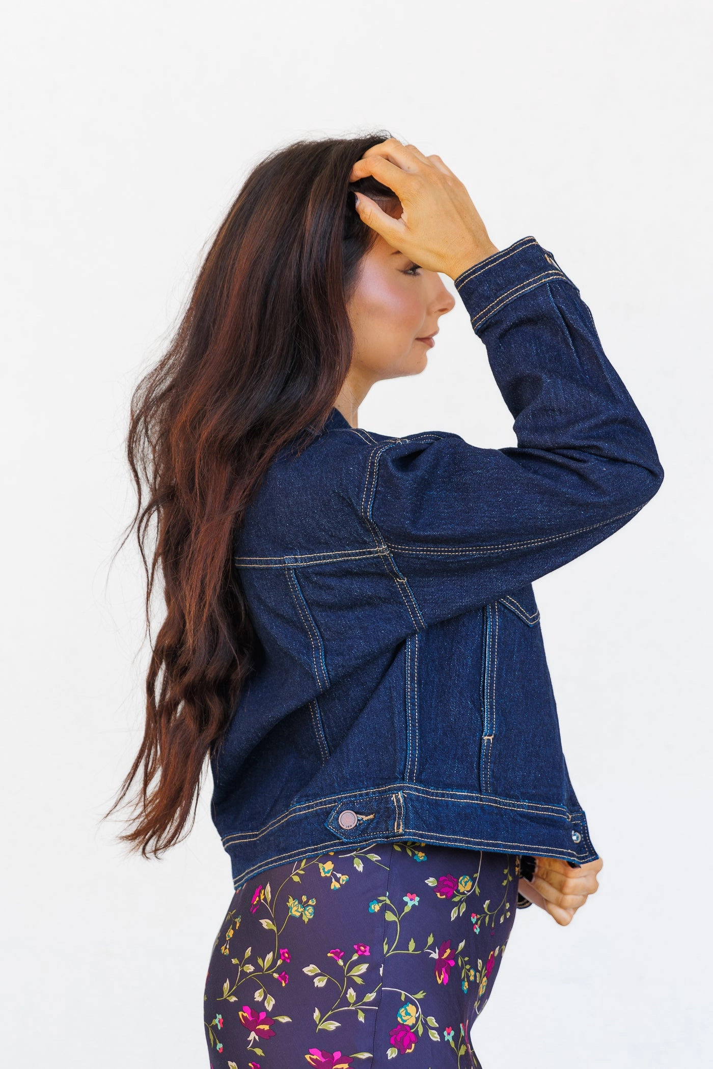 Tapered leg Spring Mood Trendy SOMER JEAN JACKET