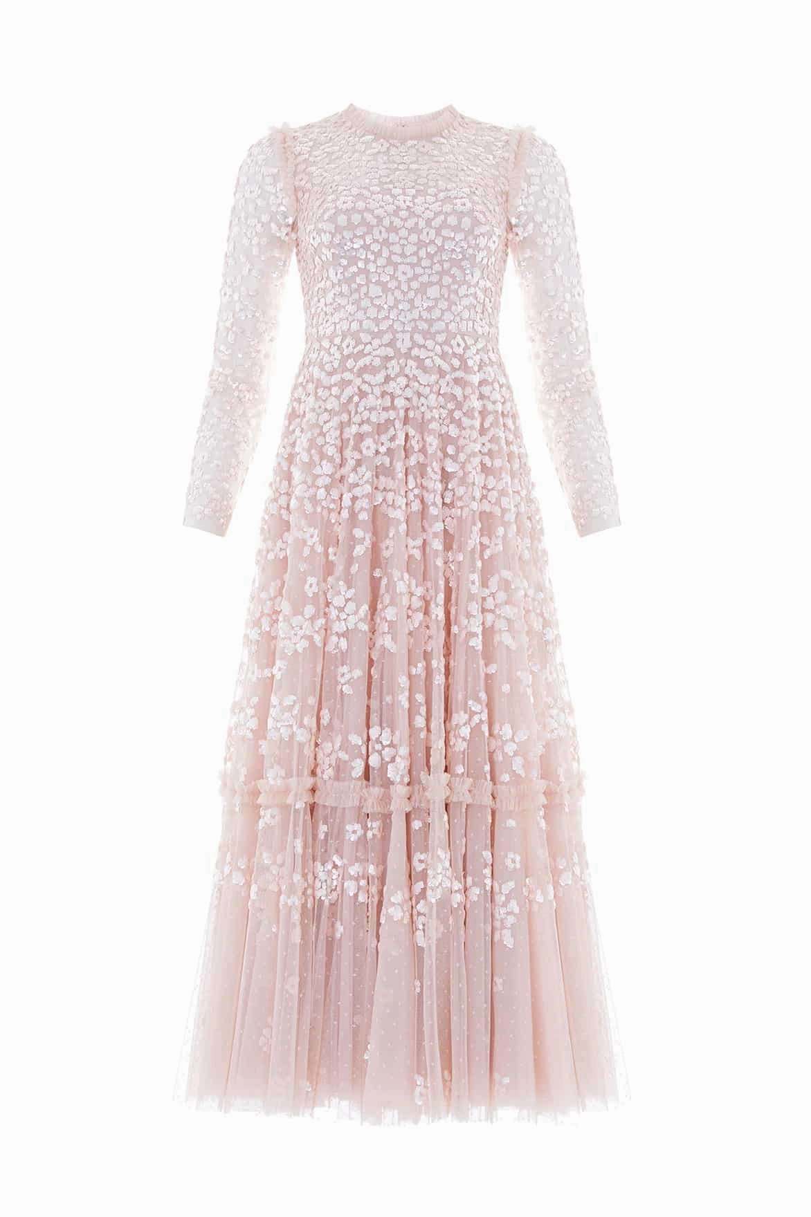 Trendy wrap gown Sleek Form Maeva Ankle Gown