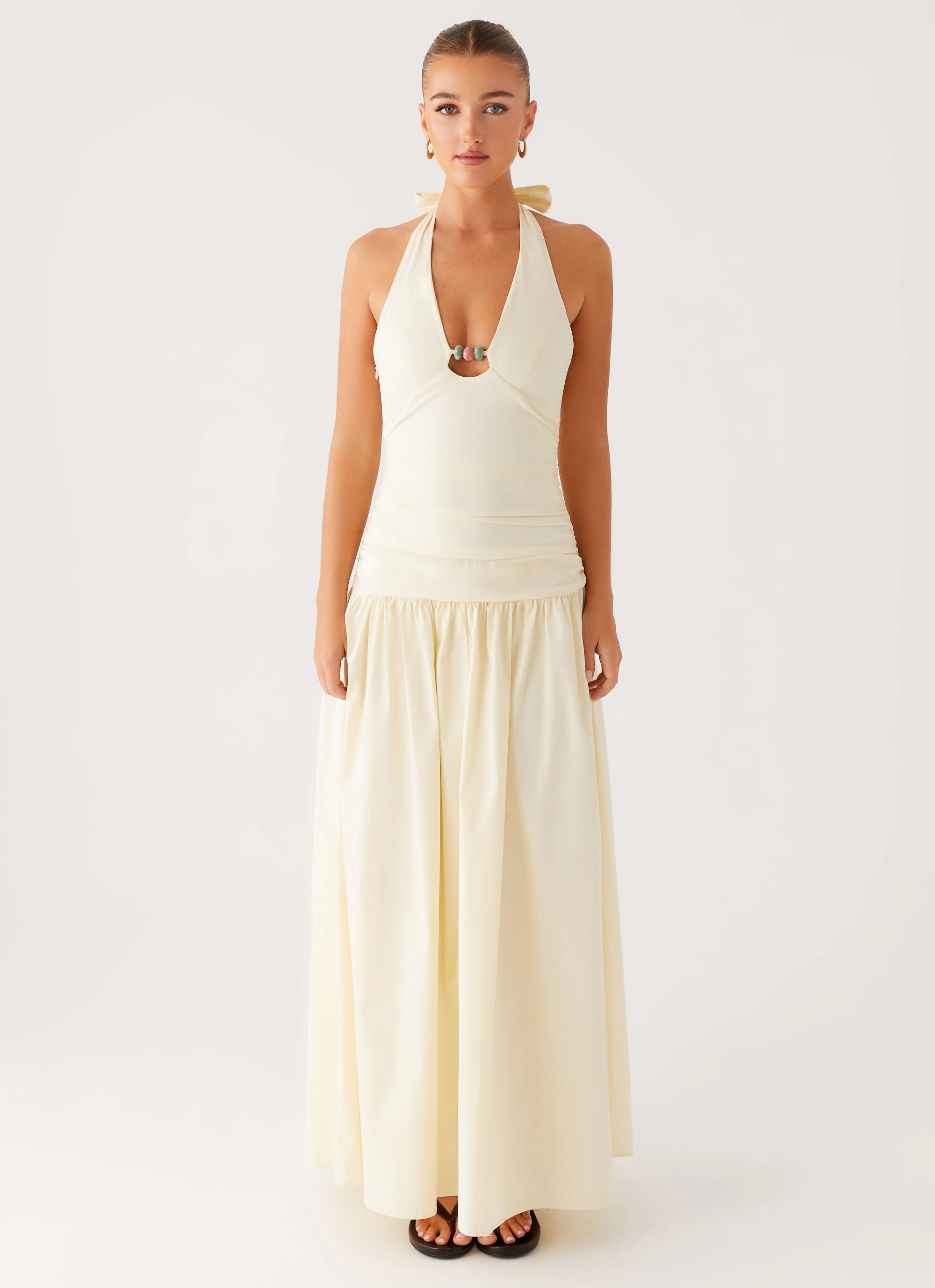Val Maxi Dress - Lemon