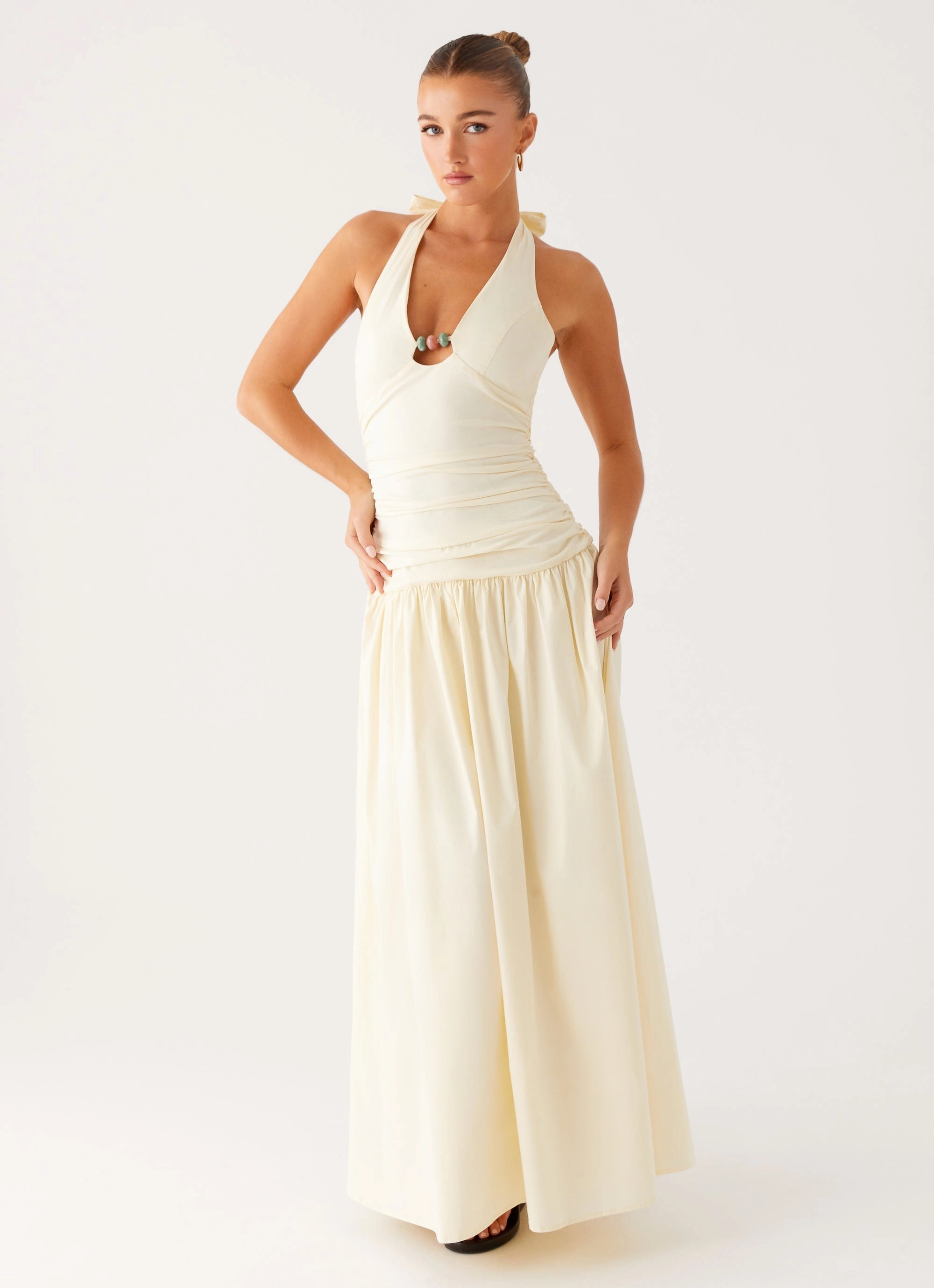 Val Maxi Dress - Lemon