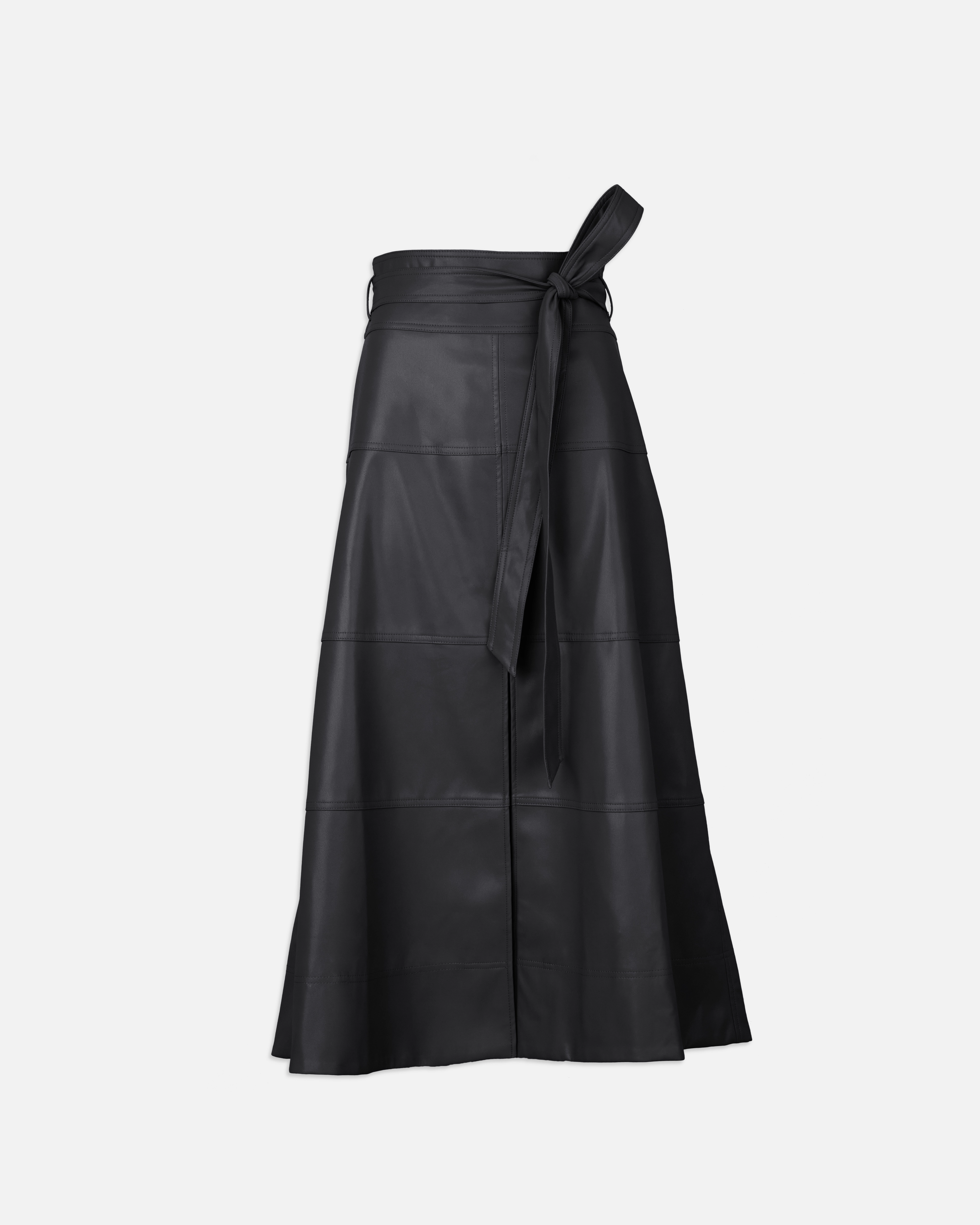 Vegan Leather Hudson Skirt Comfort Control Multi Pocket Configuration