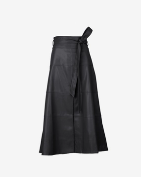 Vegan Leather Hudson Skirt Comfort Control Multi Pocket Configuration