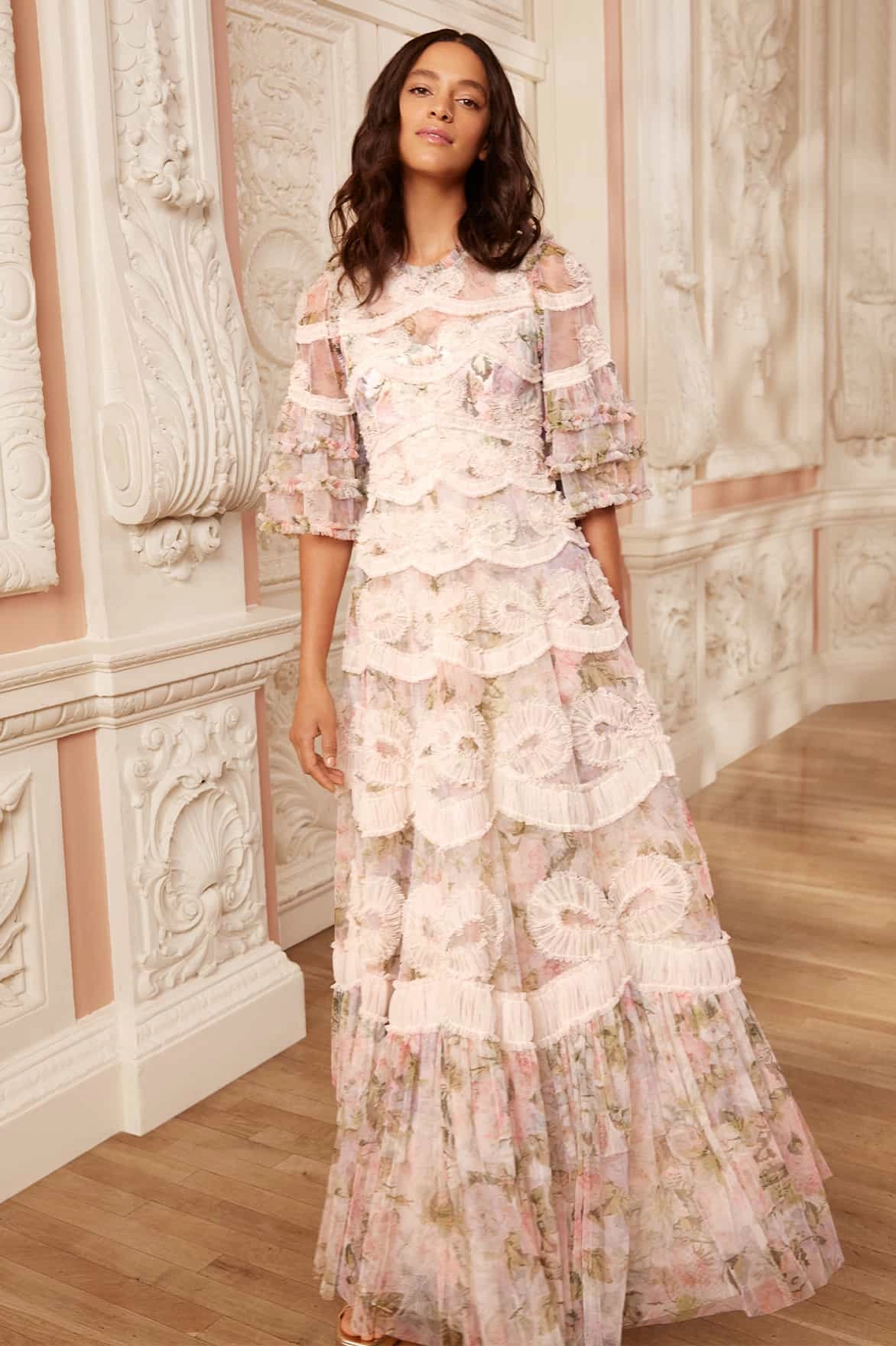 Rose Powder Ingrid Gown Fresh Glow Simple Touch