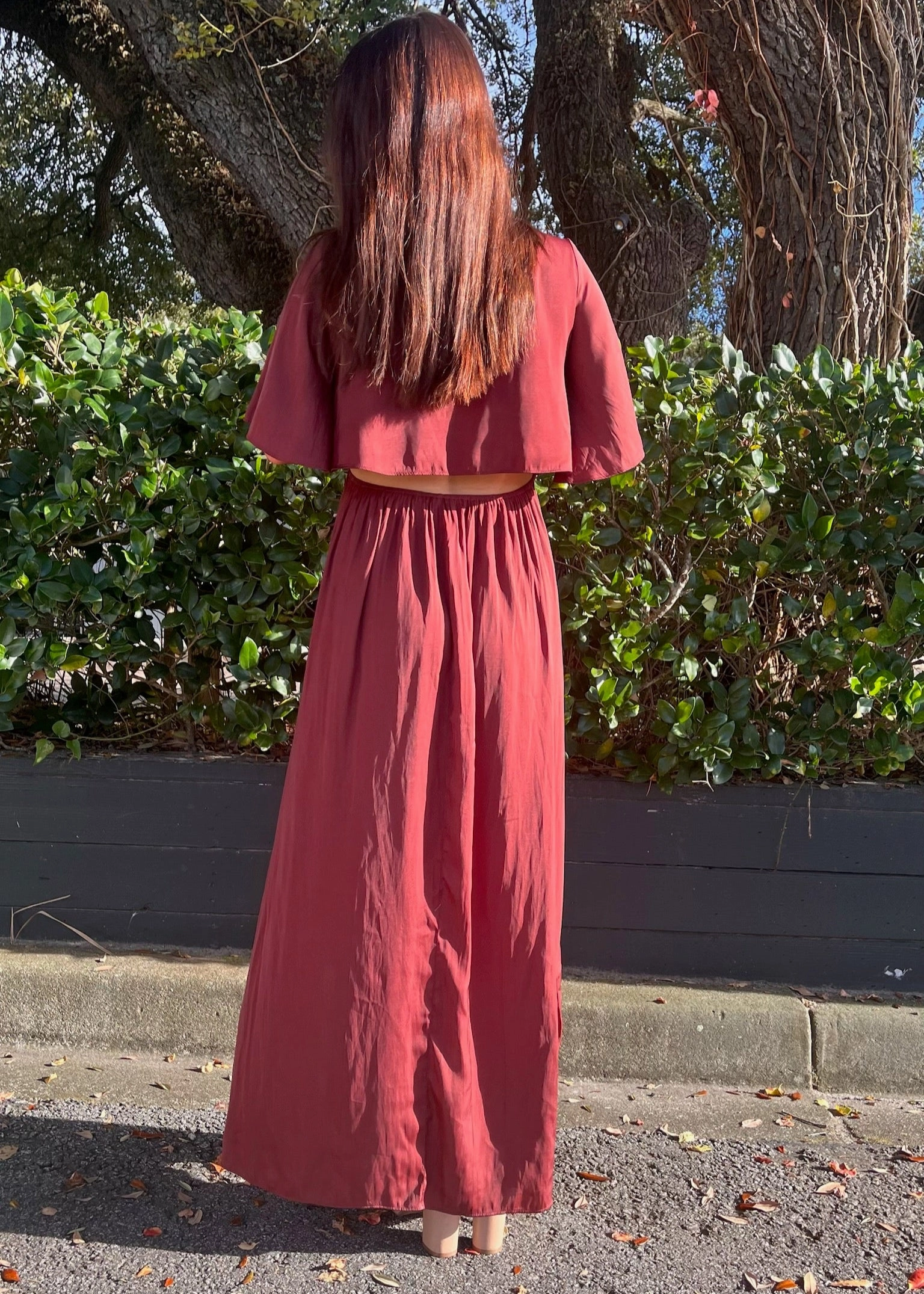 SAOIRSE MAXI DRESS Luxe Fit