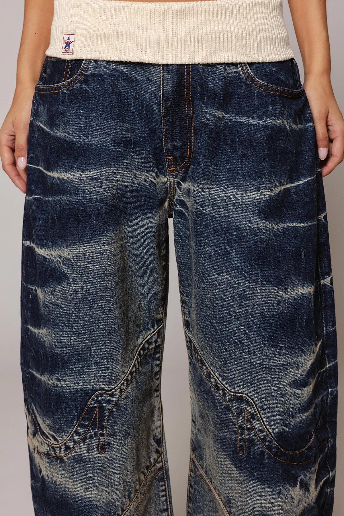 VICE JEAN / RIVER BLUE Quick Adjust Fit Comfortable Movement