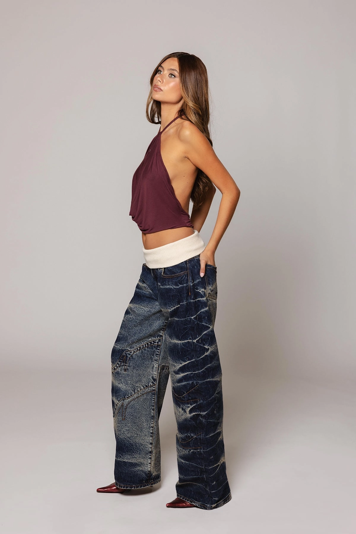 VICE JEAN / RIVER BLUE Stretch Flex Casual Edge