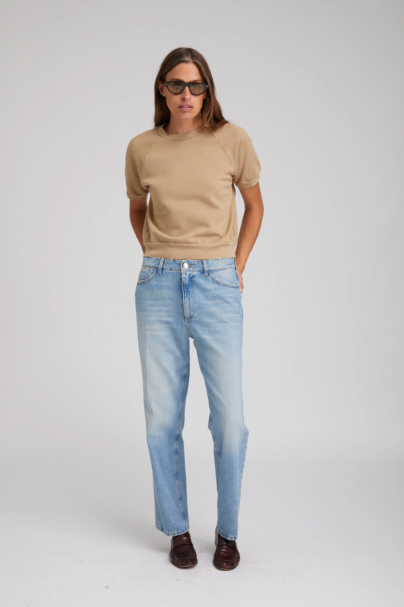 Fleece Pullover Victoria Boyfriend Denim