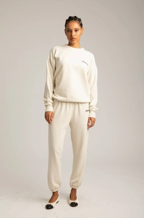 ReinforcedArmholes Vintage White Logo Sweatpants
