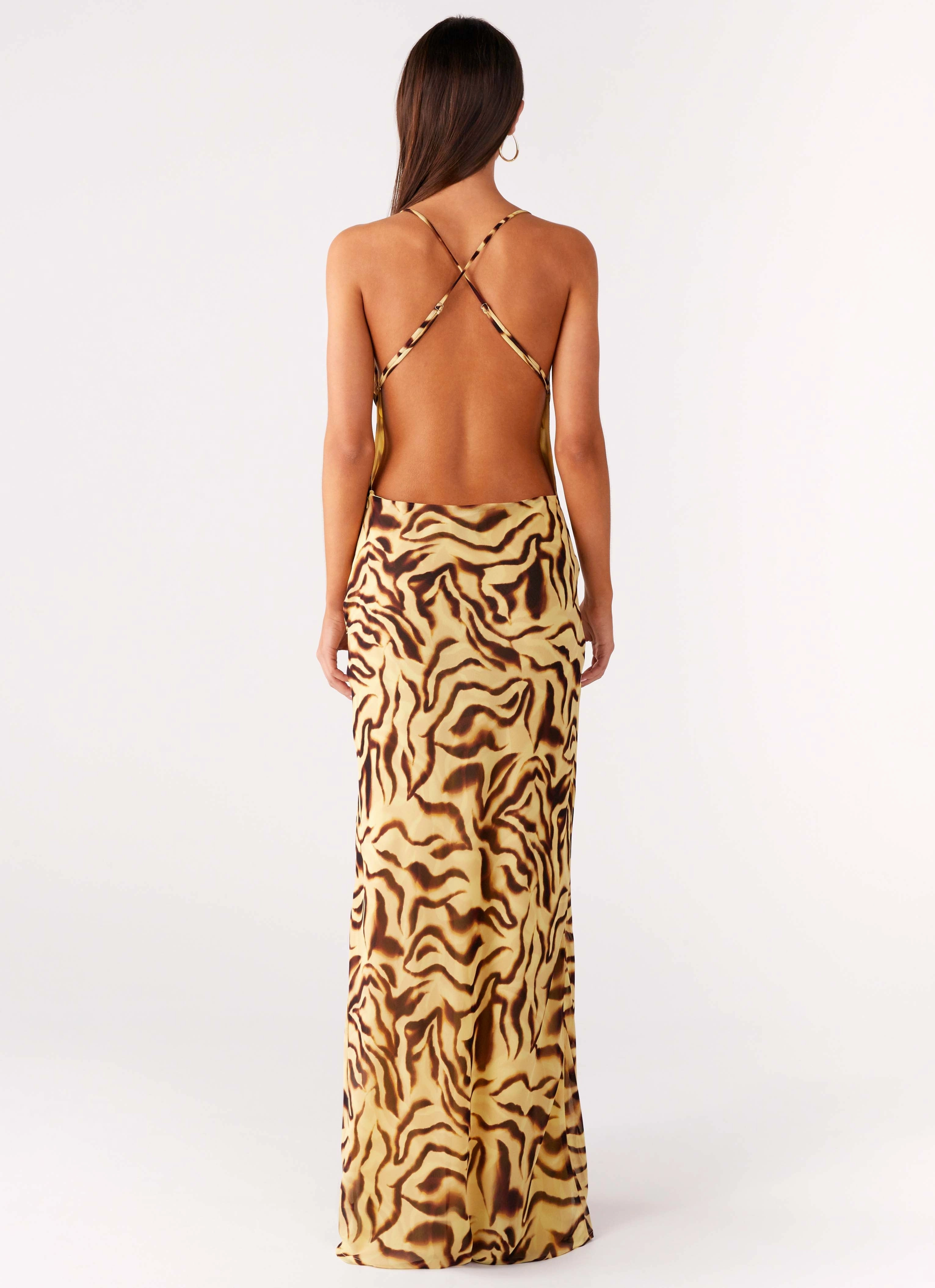 Viva Lune Maxi Dress - Laguna Print