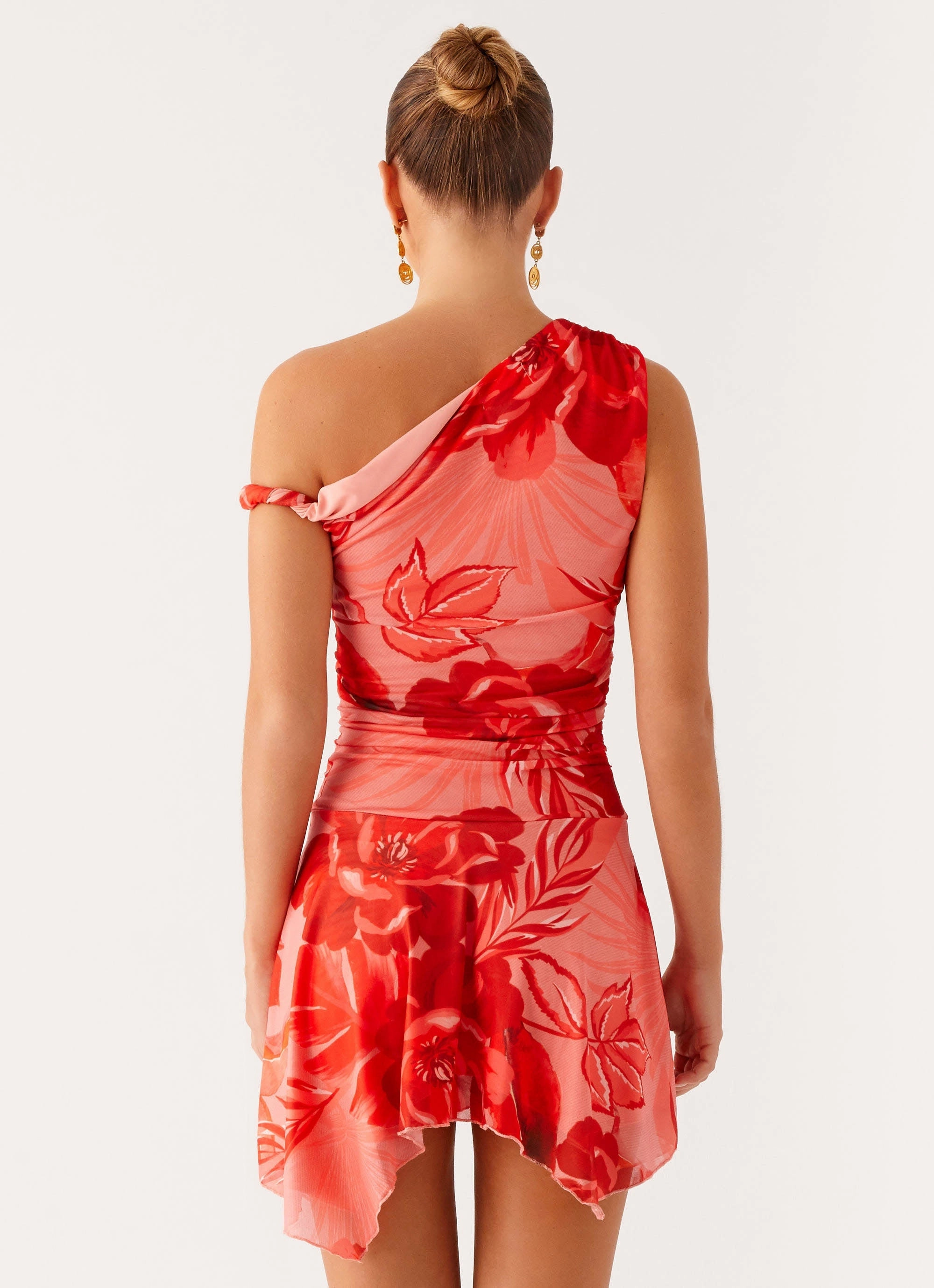 Wade Mini Dress - Sicily Sunsets Print