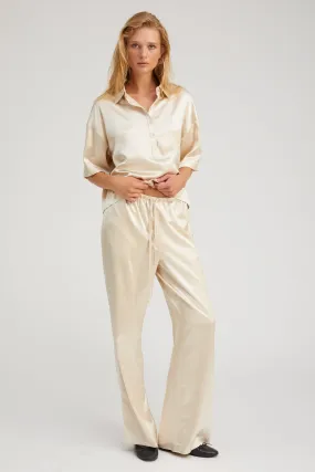 Multi Way Adjustable Fit Champagne Silk Polo