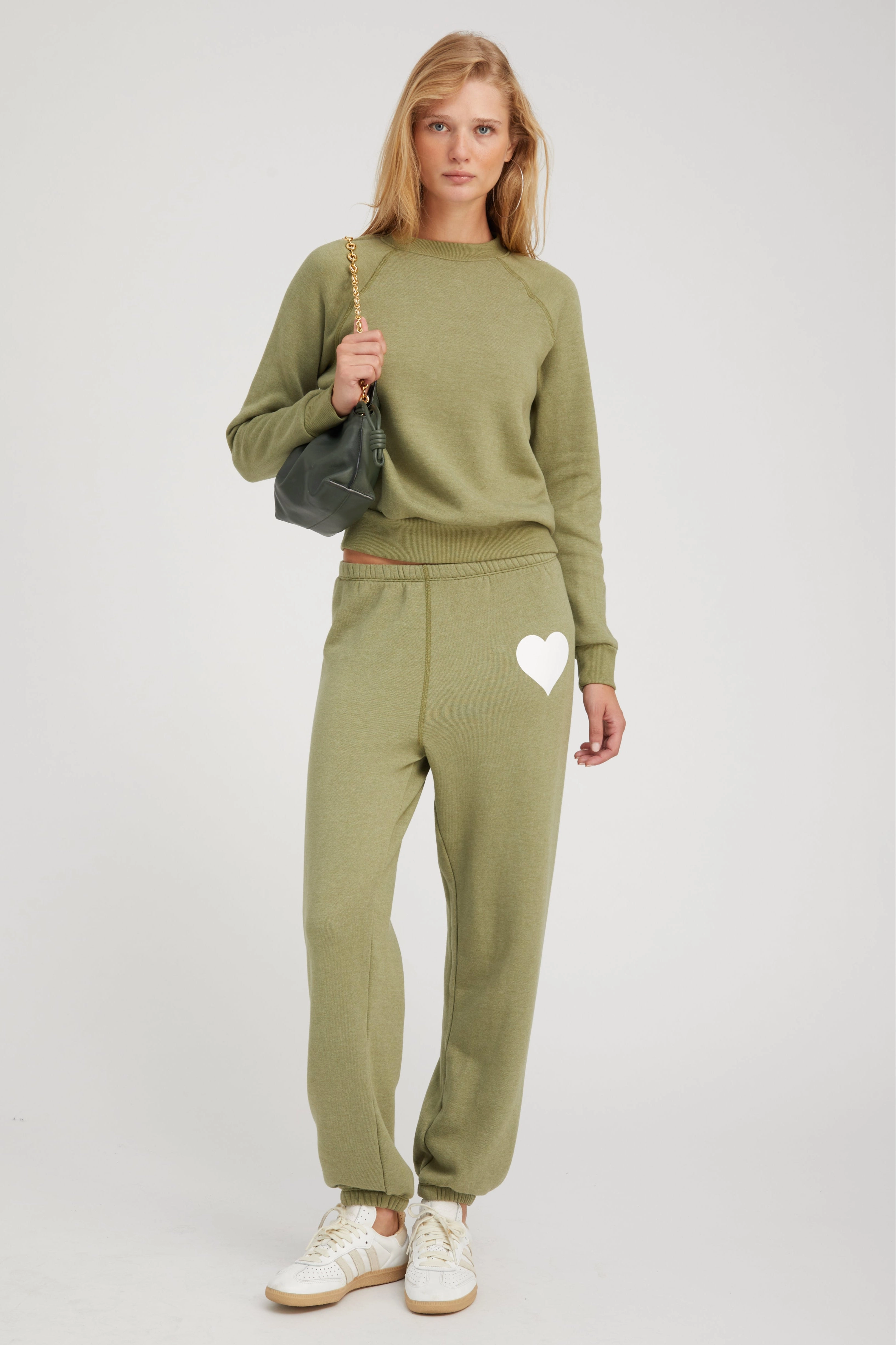 Basil Heart Sweatpants Versatile Base Layer MinimalistStyle