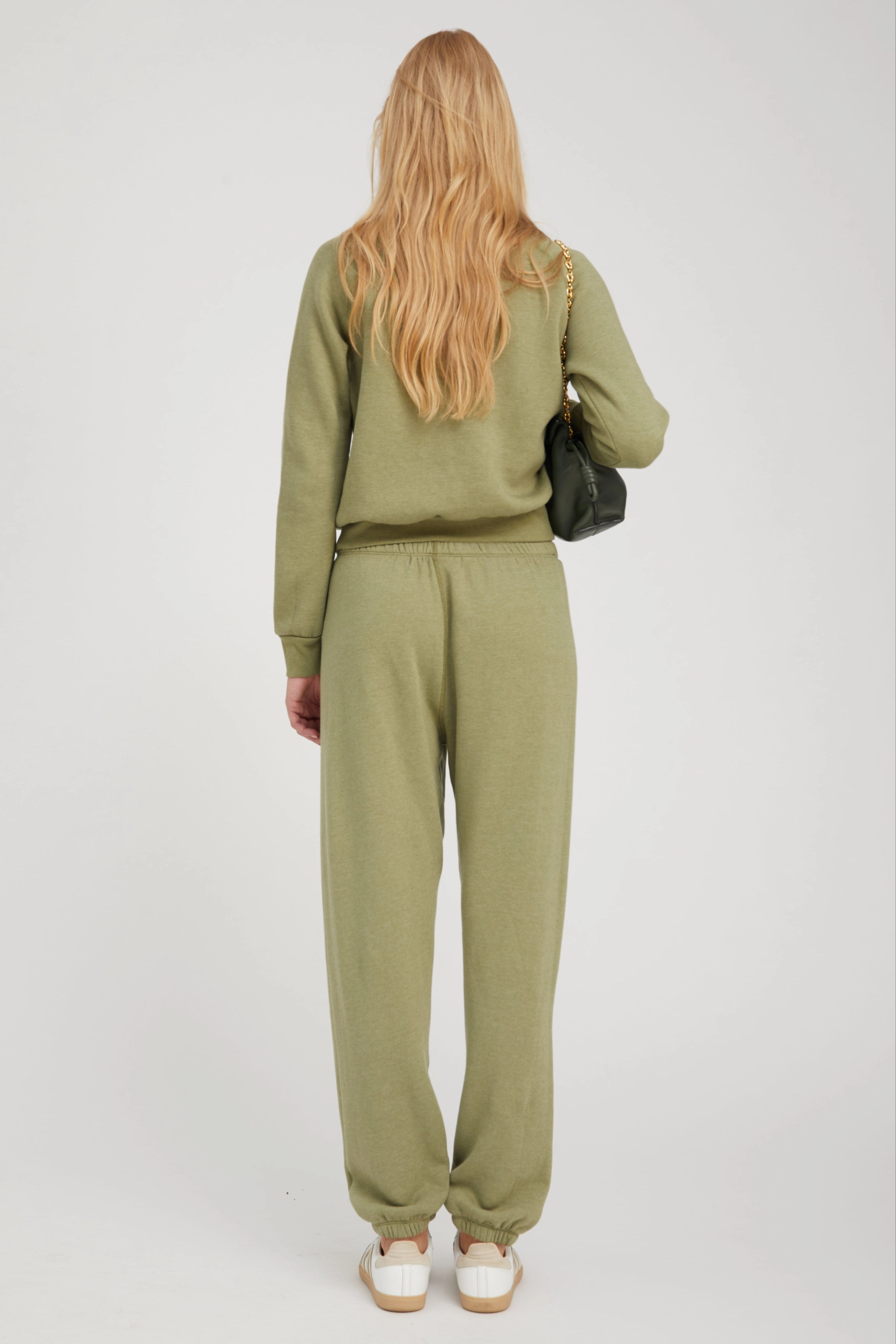 Antibacterial PreShrunkFabric Basil Heart Sweatpants