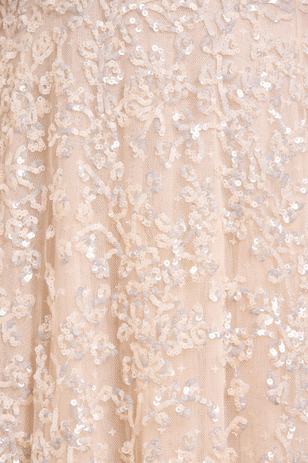 Lightweight Fit Floral Lace Off-Shoulder Ankle Gown