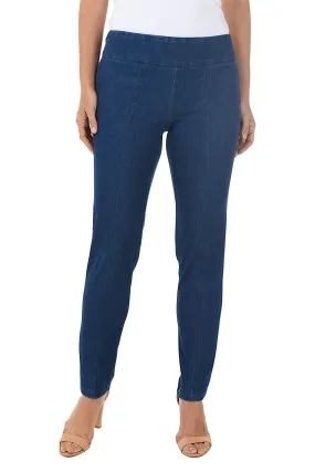 Petite Pull-On Slim Leg Denim Pant Ultimate Comfort NonSlipInnerGrip