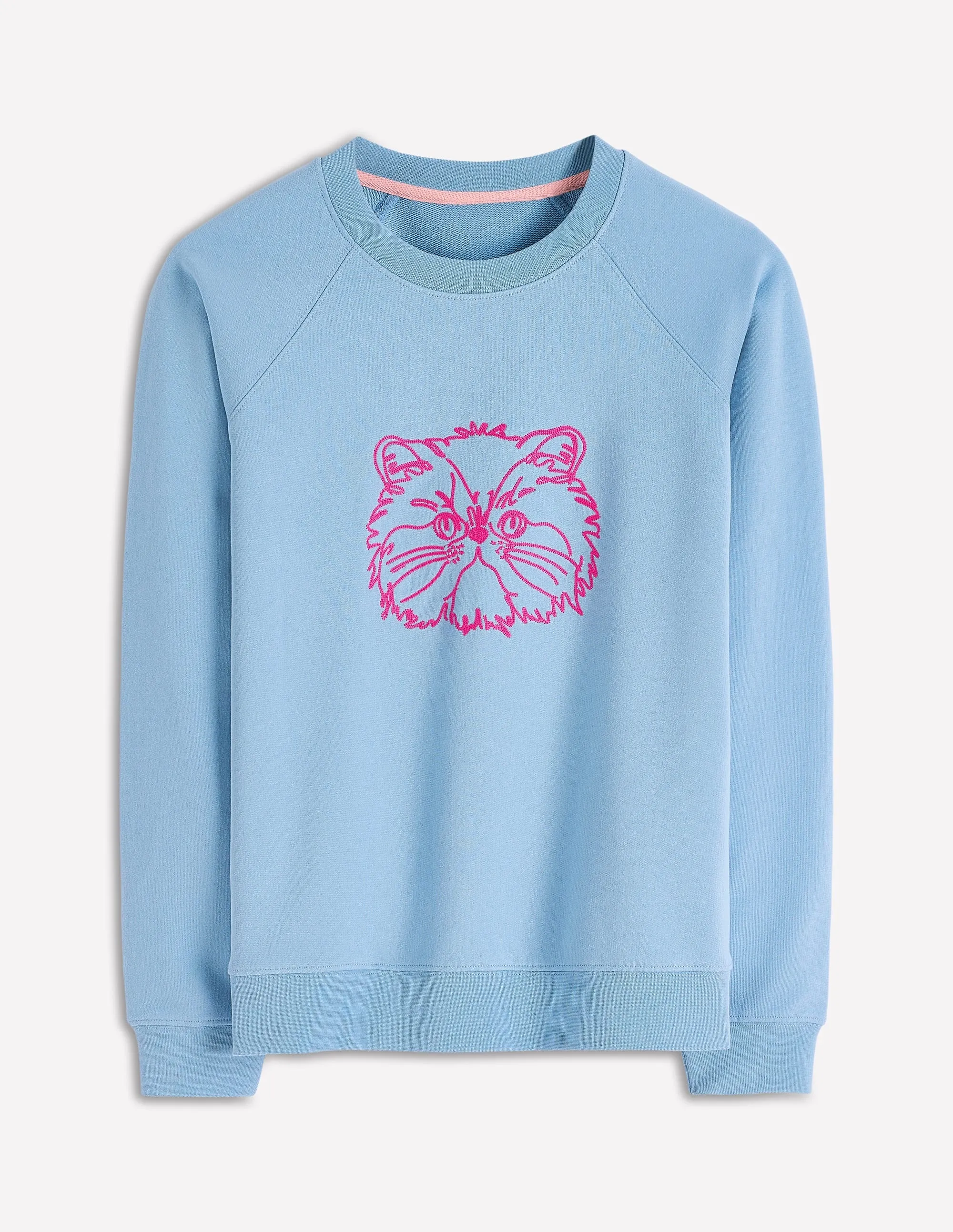 LaserCutVents Rosa Embroidered Sweatshirt-Grumpy Cat