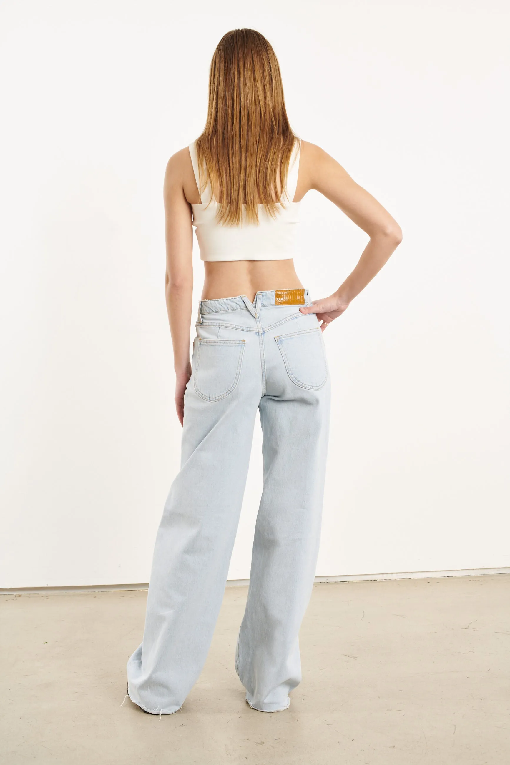 White Micro Tube Top With Straps Flexible Material