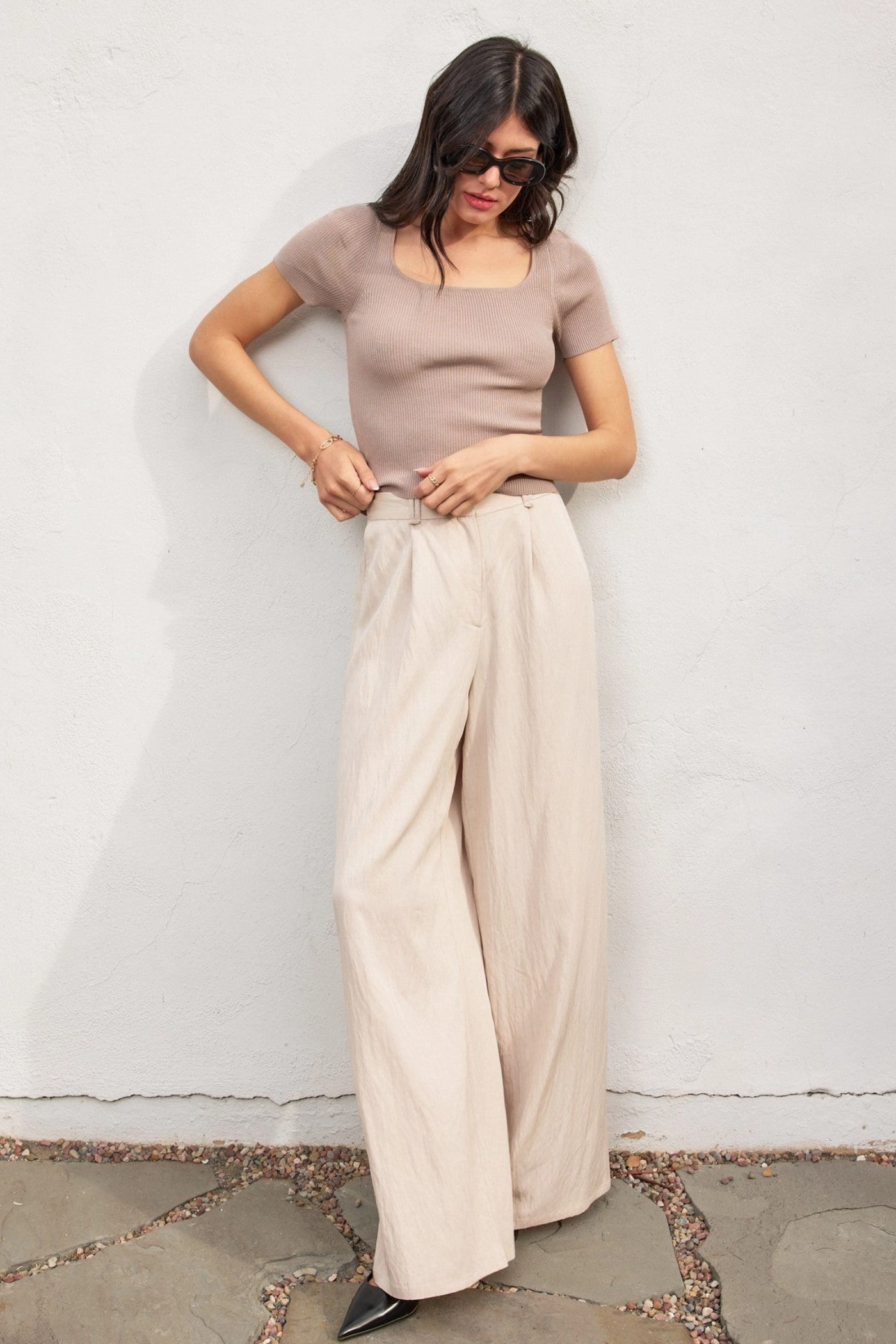 Multi Pocket Design MILLIE WIDE LEG TROUSERS
