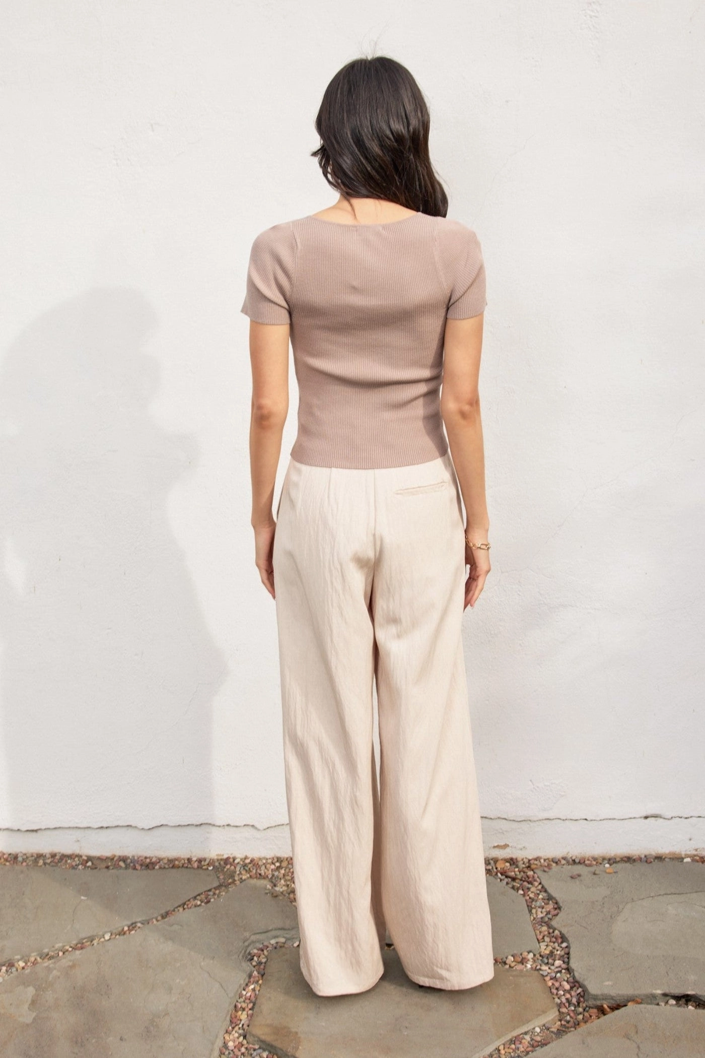 Breathable Material MILLIE WIDE LEG TROUSERS