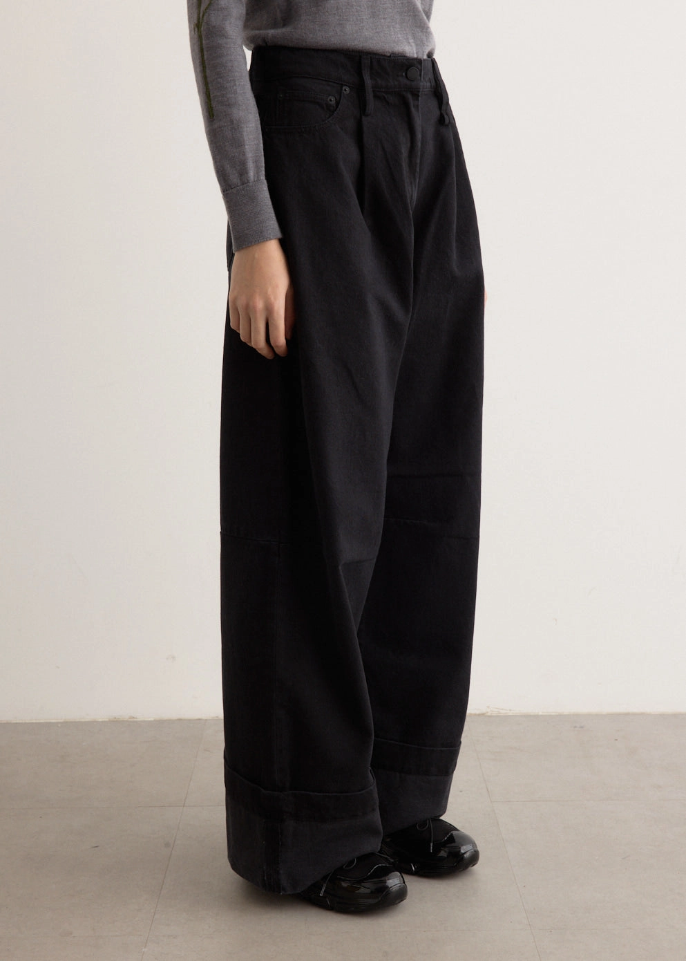 Wide Leg Puddle Jeans