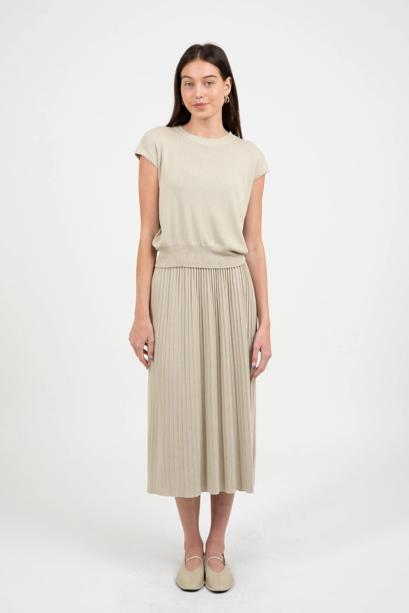 Smart Look TAYLOR PLEATED MIDI SKIRT