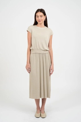 Smart Look TAYLOR PLEATED MIDI SKIRT