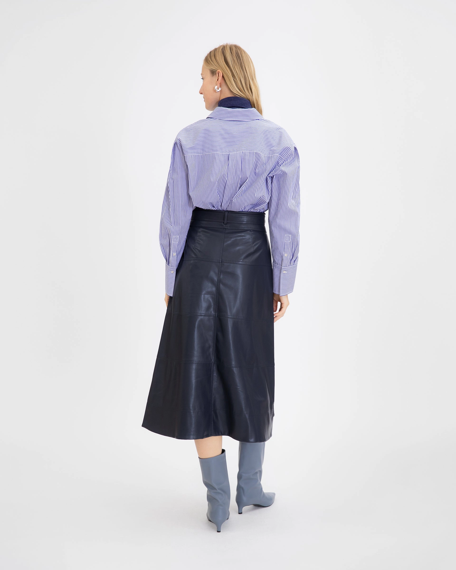 Casual Must-Have Timeless Wear Vegan Leather Hudson Skirt
