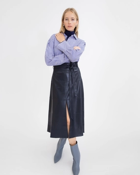 Vegan Leather Hudson Skirt Easy Travel
