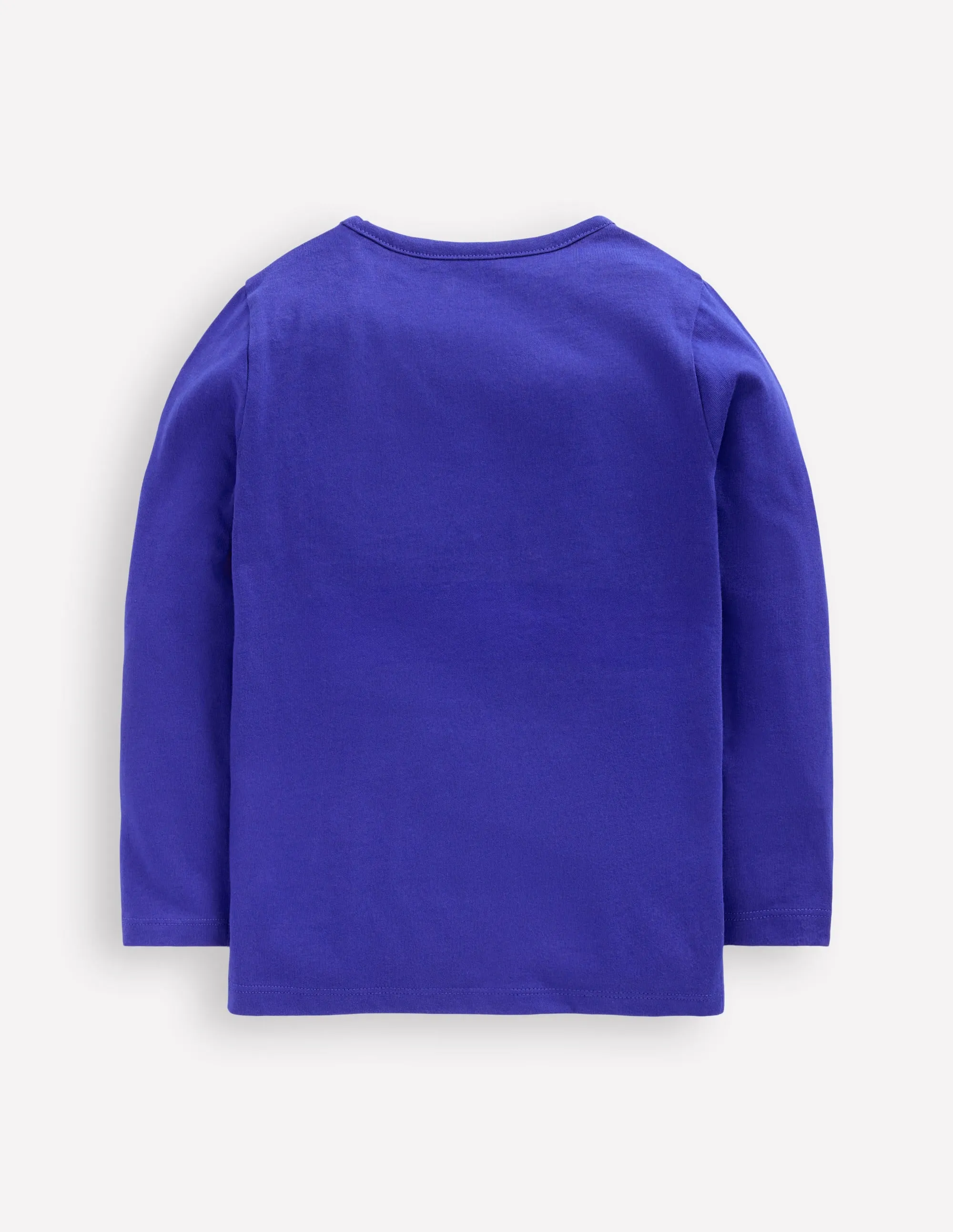 Classic Trend Look Long Sleeve LTF T-shirt-Sapphire Blue Haunted House