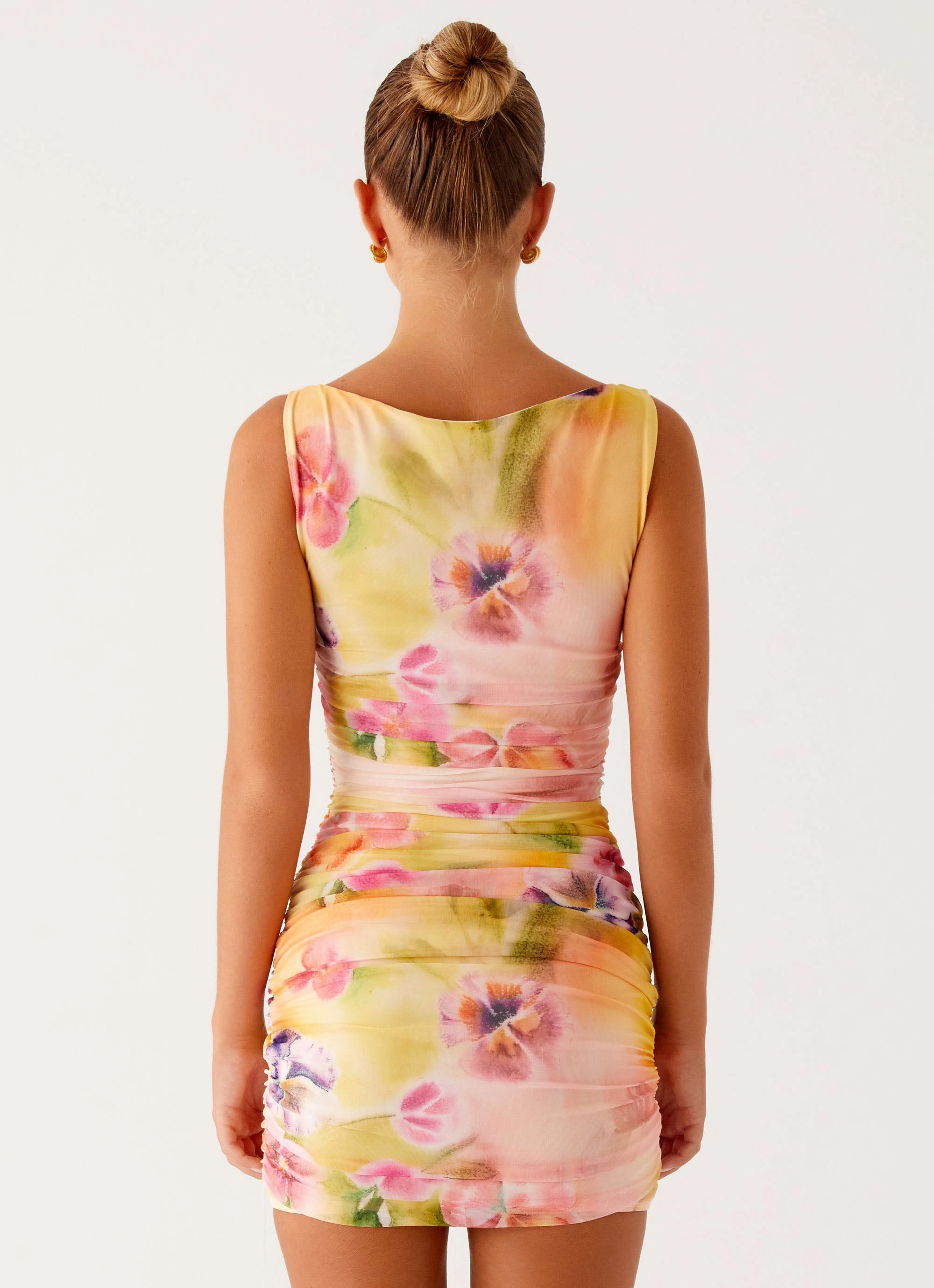 Yennifer Mini Dress - Sunburst Floral