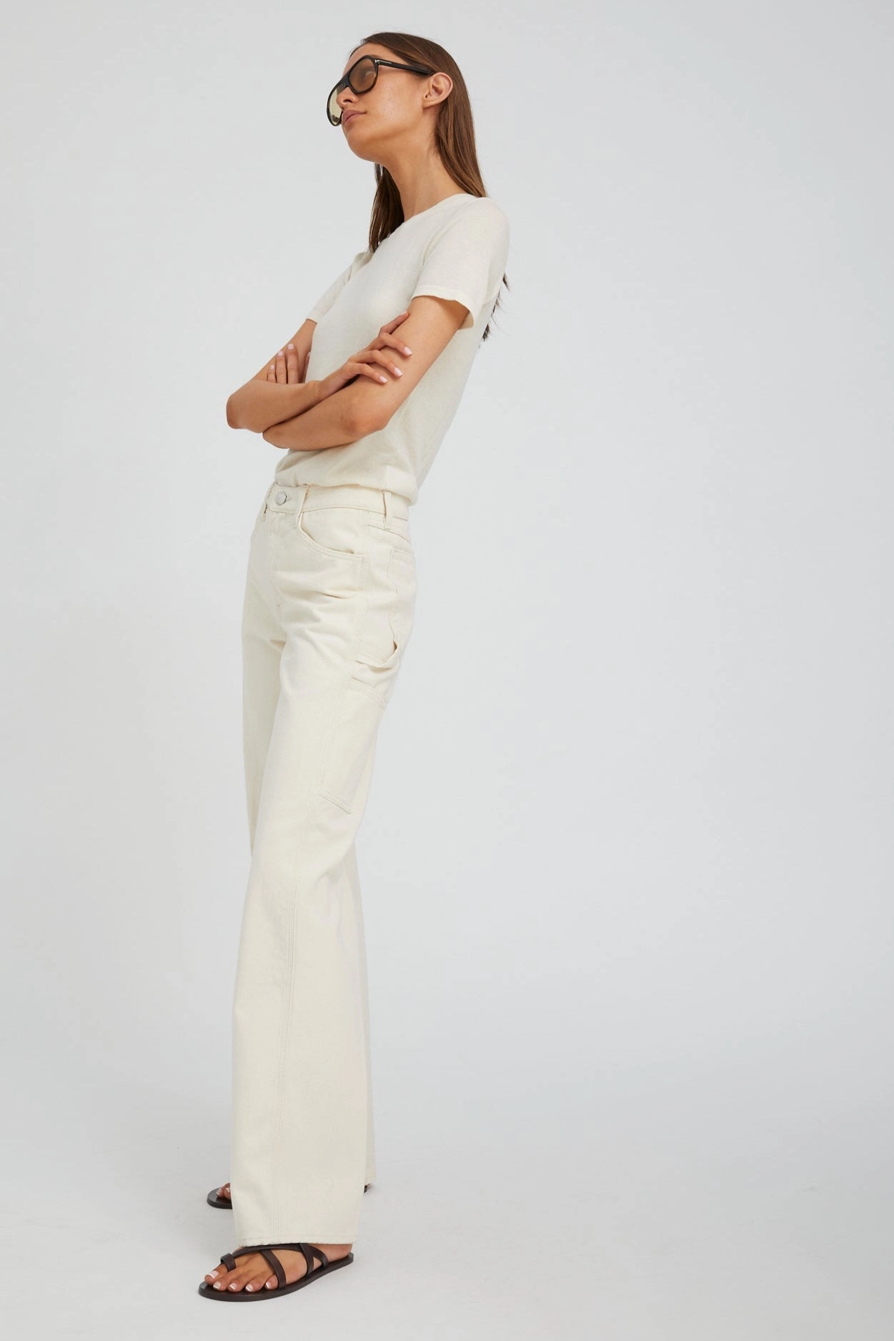 Back pockets Eco Friendly Dye Process Yoko Carpenter Denim