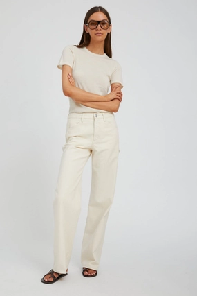 Yoko Carpenter Denim AbrasionResistantPanels BreathableLining