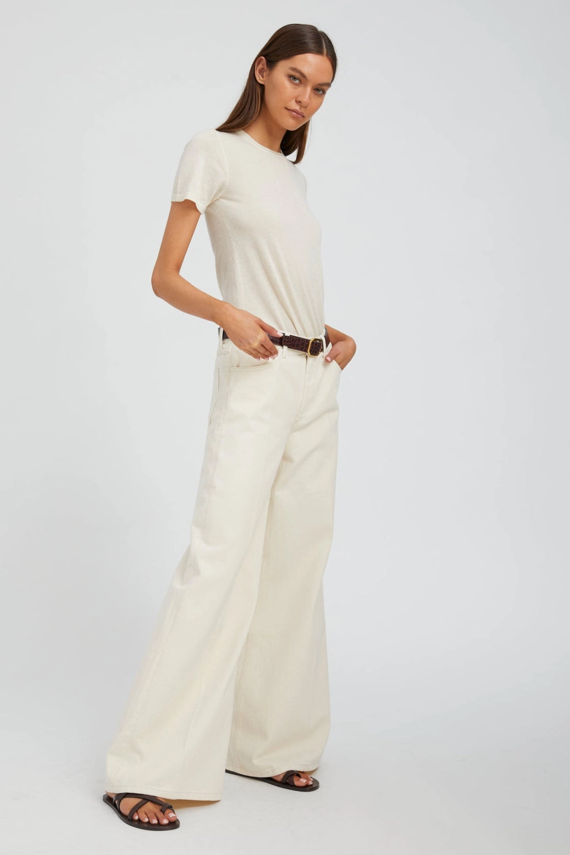 Flex Foam Inserts Cozy Look Yoko Wide Leg Denim