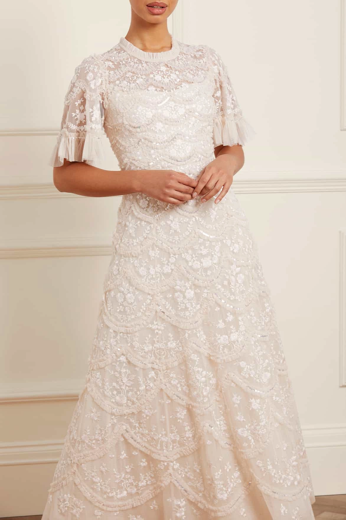 Kind Light Chic and Stylish Lily Bloom Ankle Gown