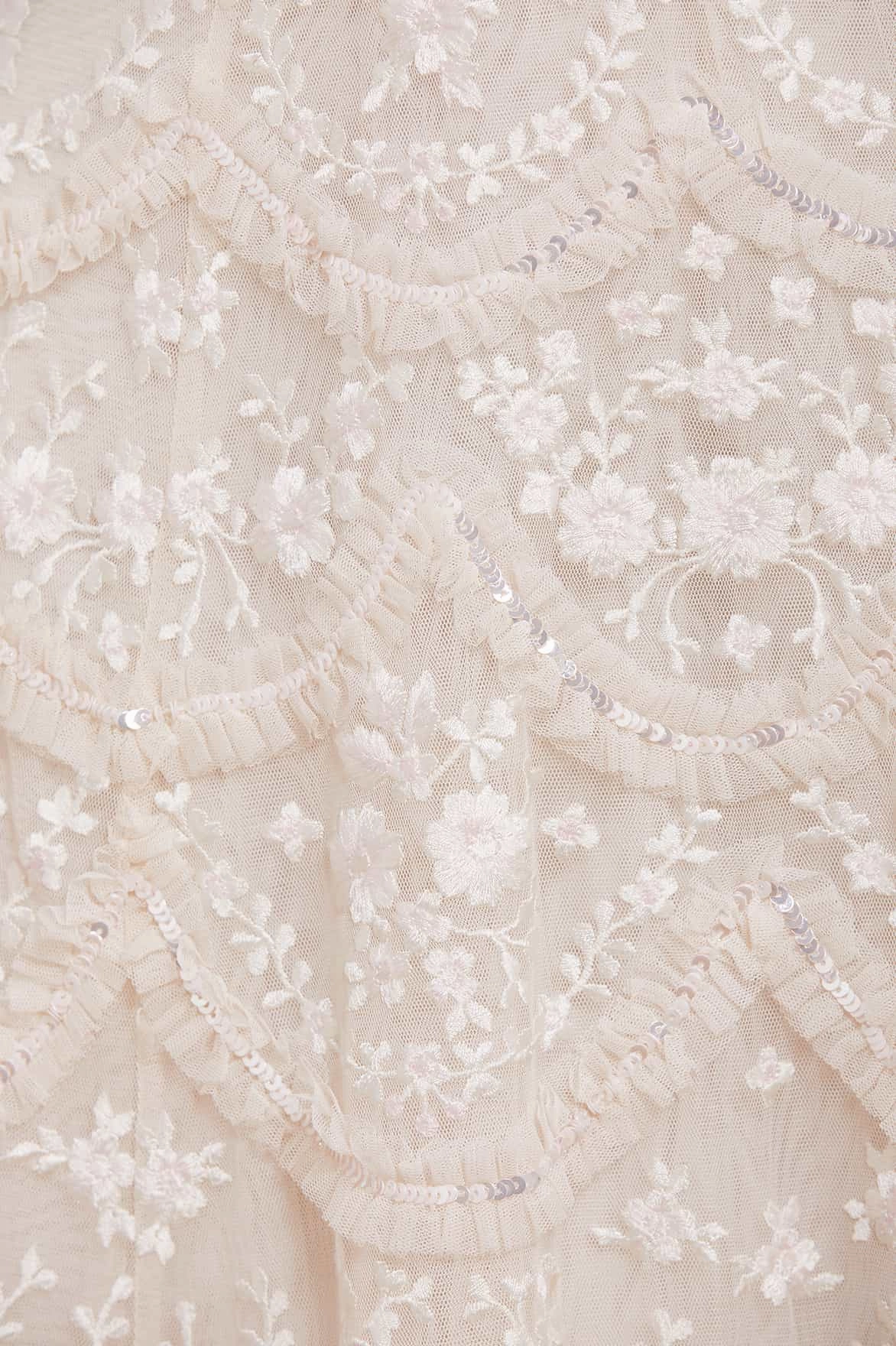 effortless grace Shape Retention Lily Bloom Ankle Gown